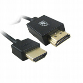 SCP 940-3B, кабель HDMI 4K, длина 1м, ULTRA SLIM 4/ULTRA  HD HDMI CABLE, черный