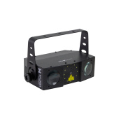INVOLIGHT VENTUS M, светодиодный прибор, 66хRGBW, строб 12х1Вт W, лазер 50мВт G, 100мВт R
