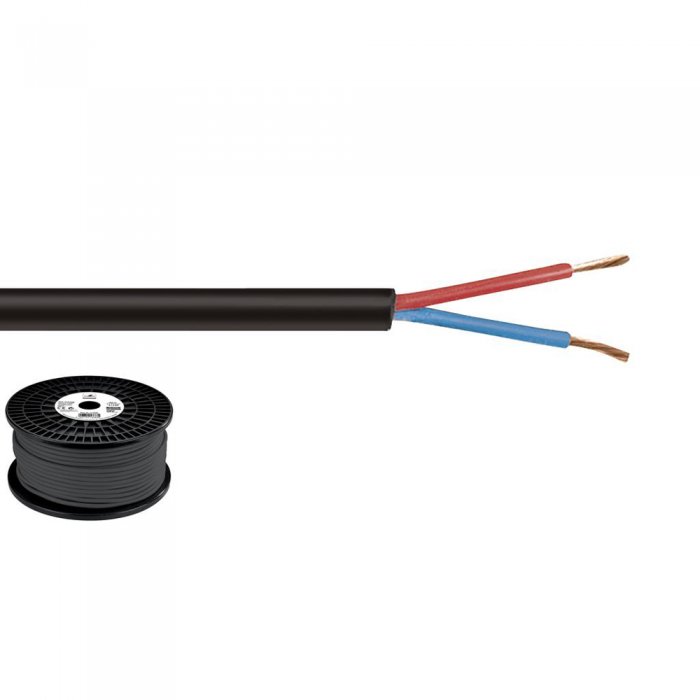 Stage Line SPC-515/SW, кабель акустический 2х1.5, диаметр 7.4 мм,черный
