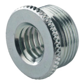 K&M 21700-000-29, переходник металлический с резьбы 3/8 на 5/8 для микрофонных стоек