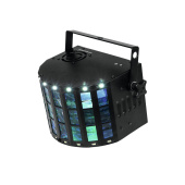 EUROLITE LED MINI D-20 HYBRID BEAM, светодиодный прибор, 3 ряда линз, 4х3 RGBW+16x0,5 белых SMD