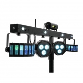 Eurolite KLS Laser Bar Fx Light Set, комплект LED для установки на стойку, 2xPAR, 2xDerby, 1xLaser