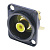 NEUTRIK NF2D-B-4, разъем RCA, панельный, металл, черный