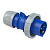 PCE 0132-6, вилка кабельная, 16A/230V/1P+N+E/IP67