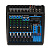PS-SOUND AMX-Mi8, пассивный микшерный пульт, 6 мик/моно, 2 стерео, 1 AUX, блок эффектов, EQ, MP3, BT