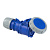 PCE 2132-6, розетка кабельная, 16А/230V/1P+N+E/IP67