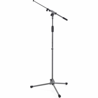 K&M 21080-300-87, микрофонная cтойка, журавль, основание-тренога, серая