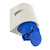 PCE 113-6, розетка настенная, 16А/230V/1P+N+E/IP44
