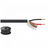 Stage Line SPC-525CA, кабель акустический 2х2.5, диаметр 8.5 мм, омедненный, черный