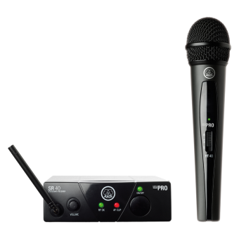 AKG WMS40 MINI SINGLE VOCAL SET, радиосистема с одним ручным передатчиком, UHF