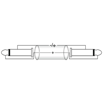 OMNITRONIC JACK CABLE 6M, кабель готовый Jack/Jack, 6м