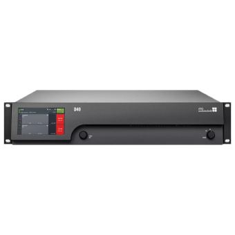 d&b D40, усилитель мощности, 4x2400/2000Вт на 4/8 Ом