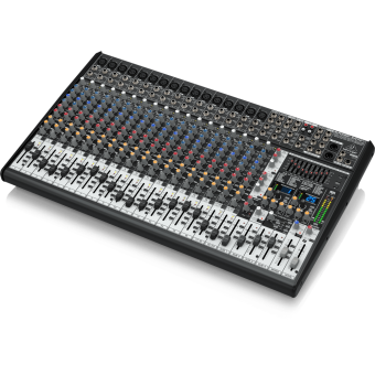 BEHRINGER SX2442FX, пассивный микшерный пульт, 16 мик/моно, 4 стерео, 4 AUX, 4 подгруппы, блок эффектов