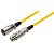 MONACOR MEC-100/GE, кабель готовый XLR/XLR, 1м, желтый