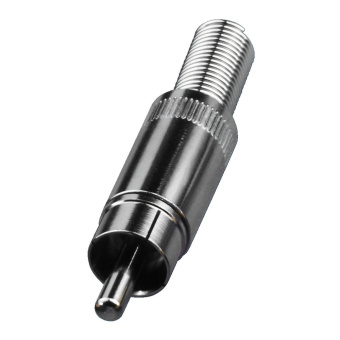 MONACOR T-700, разъем RCA, металл, пружина