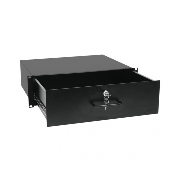 Omnitronic Rack drawer with lock 3U, рэковая шуфлядка для монтажа в рэковаэй кейс, 3U