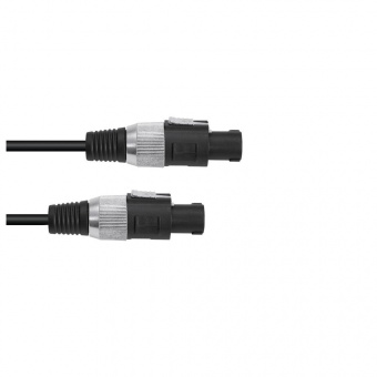 Omnitronic Speaker cable 5m, кабель готовый Speakon на Speakon, 5м, 2x1.5, черный