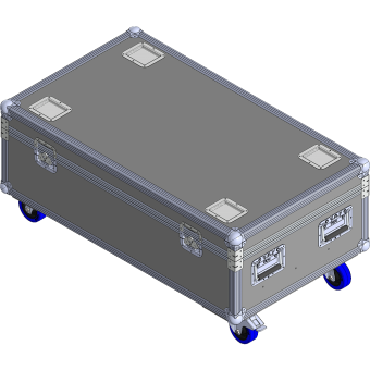 BELCASE TC-BAR/4-R, 1066х608х341мм, кейс транспортировочный для 4-х LED BAR