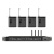 FBW A140R/A100BT*4, радиосистема с четырьмя поясными передатчиками, UHF