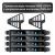 ОКТАВА OWS-U2200D01L01-B PRO, двухканальная радиосистема с двумя поясными передатчиками, головным OWS-D01 и петличным OWS-L01 (суперкардиоида черн) микрофонами (диапазон В:512-562 МГц)