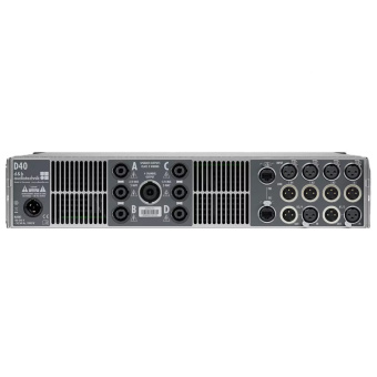 d&b D40, усилитель мощности, 4x2400/2000Вт на 4/8 Ом