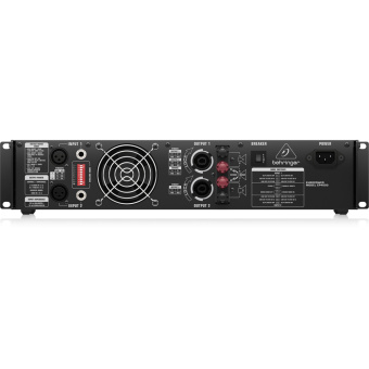 BEHRINGER EP4000, усилитель мощности, 2x1250/950/550Вт на 2/4/8Ом, 2400/1750Вт на 4/8 Ом (мост)