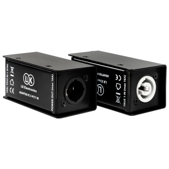 LE POS-16, переходник PowerCON TRUE1 in/PowerCON out