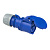 PCE 213-6, розетка кабельная, 16А/230V/1P+N+E/IP44