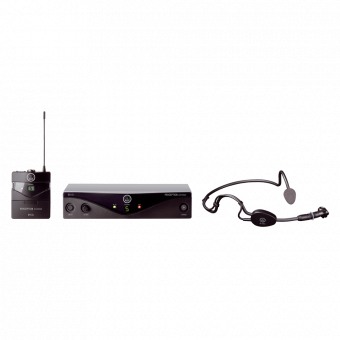 AKG Perception Wireless 45 Sports Set, радиосистема с поясным передатчиком, UHF - все диапазоны РБ
