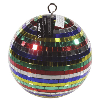 EUROLITE MIRROR BALL 20CM MULTICOLOR, зеркальный шар, 20см, цветные зеркала