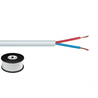 Stage Line SPC-515/WS, кабель акустический 2х1.5, диаметр 7.4 мм, белый