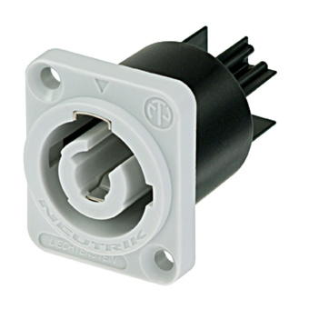 NEUTRIK NAC3MPB-1, разъем PowerCON, панельный, серый