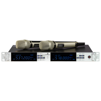 PS-SOUND WRM-UHF28, радиосистема с двумя ручными передатчиками, UHF