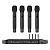 FBW A140R/A101HT*4, радиосистема с четырьмя ручными передатчиками, UHF