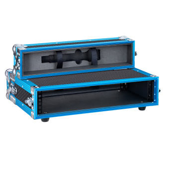 BELCASE RС-2502M-F, 443x530x120мм, кейс рэковый для радиомикрофонов, рабочая глубина 25см, 2U, Blue Edition