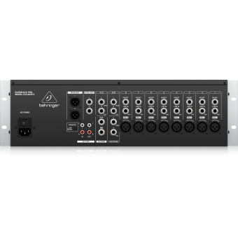 BEHRINGER RX1202FX V2, пассивный микшерный пульт, 8 мик/моно, 2 стерео, 1 AUX, блок эффектов, рэковое исполнение