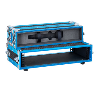 BELCASE RС-2502M-F, 443x530x120мм, кейс рэковый для радиомикрофонов, рабочая глубина 25см, 2U, Blue Edition