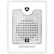 PS-SOUND LBG-502, настенная акустическая система, 6"+2", 7.5/15Вт на 100В, 130Гц-16кГц, белая