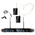ОКТАВА OWS-U2200D01L01-B PRO, двухканальная радиосистема с двумя поясными передатчиками, головным OWS-D01 и петличным OWS-L01 (суперкардиоида черн) микрофонами (диапазон В:512-562 МГц)