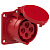 PCE 314-6, розетка встраиваемая, 16А/400V/3P+E/IP44, 70x70