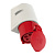 PCE 125-6, розетка настенная, 32А/400V/3P+N+E/IP44