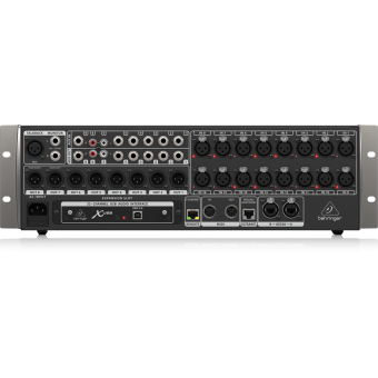 BEHRINGER X32 RACK, цифровой микшерный пульт, 16 входов, 8 выходов, 25 шин, 6 AUX, USB, MIDI