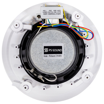 PS-SOUND LTH-8316, потолочная акустическая система, 6"+tw, 30/15Вт на 100В, 90Гц-20кГц, d200мм