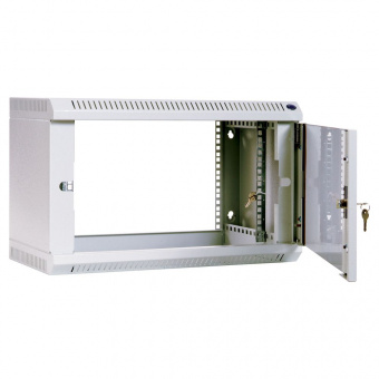 ШРН 6.650, шкаф телекоммутационный настенный 6U (600x650х605) дверь стекло