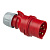 PCE 025-6, вилка кабельная, 32А/400V/3P+N+E/IP44