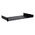 OMNITRONIC CARRIER 1U BLACK MULTISTANDARD HOLES, рэковая полка, металл, перфорация