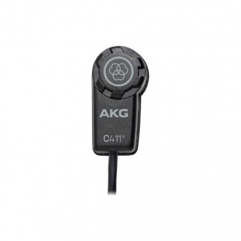 AKG С411PP, конденсаторный инструментальный микрофон, миниатюрный, 10-18000Гц