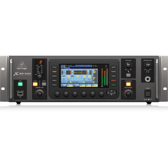 BEHRINGER X32 RACK, цифровой микшерный пульт, 16 входов, 8 выходов, 25 шин, 6 AUX, USB, MIDI