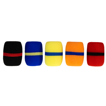 PS-SOUND MICROPHONE WINDSHIELD SET, ветрозащита микрофона, цветная, набор из 5шт.