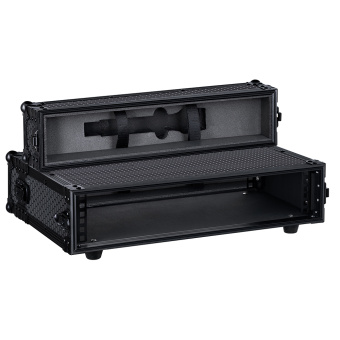 BELCASE RС-2502M-F, 443x530x120мм, кейс рэковый для радиомикрофонов, рабочая глубина 25см, 2U, Black Edition